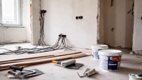 cena wykończenia mieszkania za m2 2025 robocizna