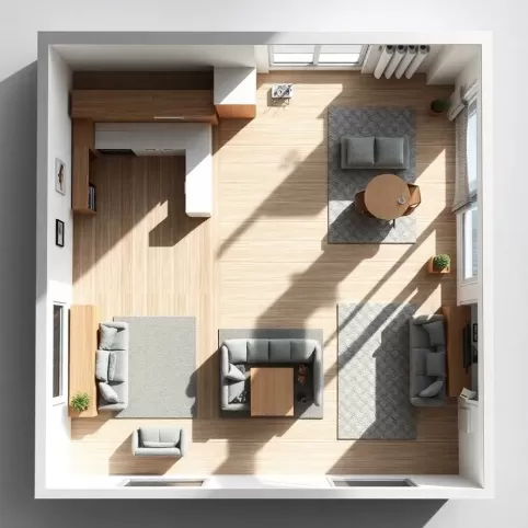 Ile kosztuje projekt mieszkania 50m2