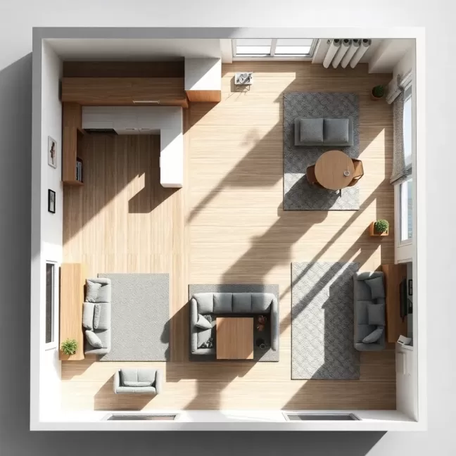 Ile kosztuje projekt mieszkania 50m2
